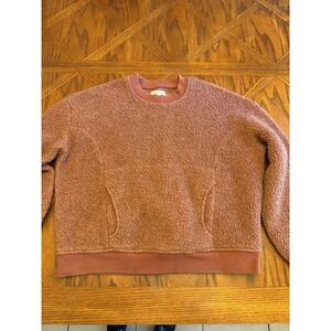 Madewell‎ Womens Size XS Sherpa Sweater Long Sleeve Pullover